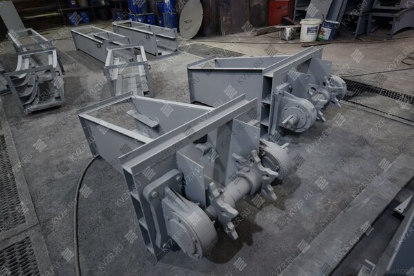 Натяжная секция для шлакоудаления