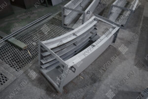 Поворотная секция для топливоподачи и шлакоудаления